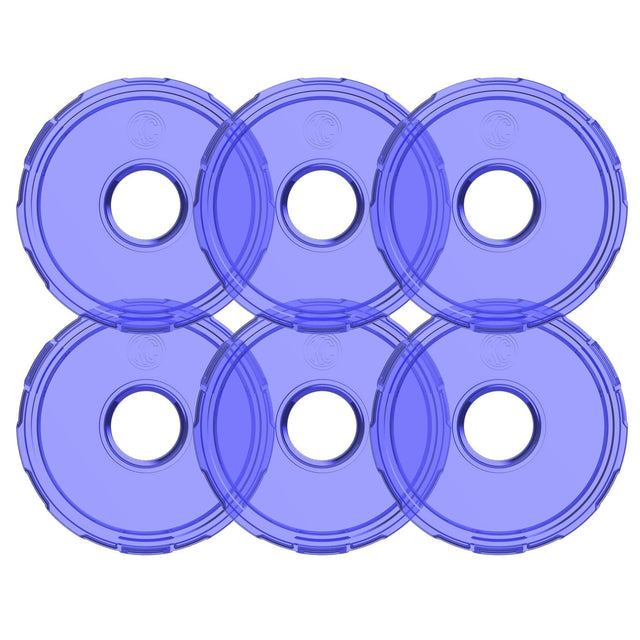 KC HiLiTES Lens Cyclone V2 LED - Replacement Lens - Blue - 6-PK - #4414