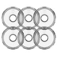 KC HiLiTES Lens Cyclone V2 LED - Replacement Lens - Clear - 6-PK - #4410