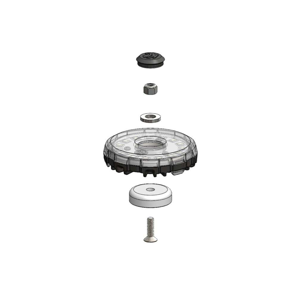 KC HiLiTES Light Mounts Magnet Mount Kit for Cyclone LED V2 Lights - 2 Pack - # 1372