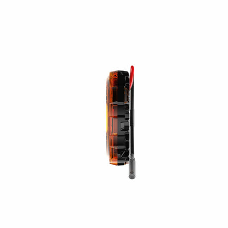 KC HiLiTES Single Cyclone V2 LED - Single Light - Amber Lens - 5W Flood Beam - #1360
