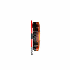 KC HiLiTES Single Cyclone V2 LED - Single Light - Amber Lens - 5W Flood Beam - #1360