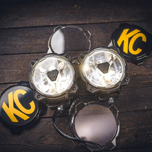 KC HiLiTES Titan Light Gravity® Titan™ 6" LED - Pair Pack - Spot Beam - #91401