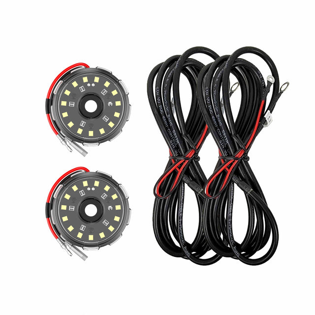 KC HiLiTES Wiring Two-Light Add-On Cyclone V2 Kit - Clear - 2.5 Meters Long - #6331