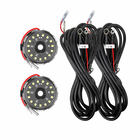 KC HiLiTES Wiring Two-Light Add-On Cyclone V2 Kit - Clear - 3.5 Meters Long - #6333