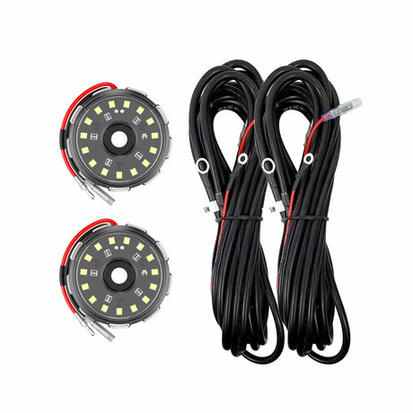 KC HiLiTES Wiring Two-Light Add-On Cyclone V2 Kit - Clear - 5.0 Meters Long - #6335