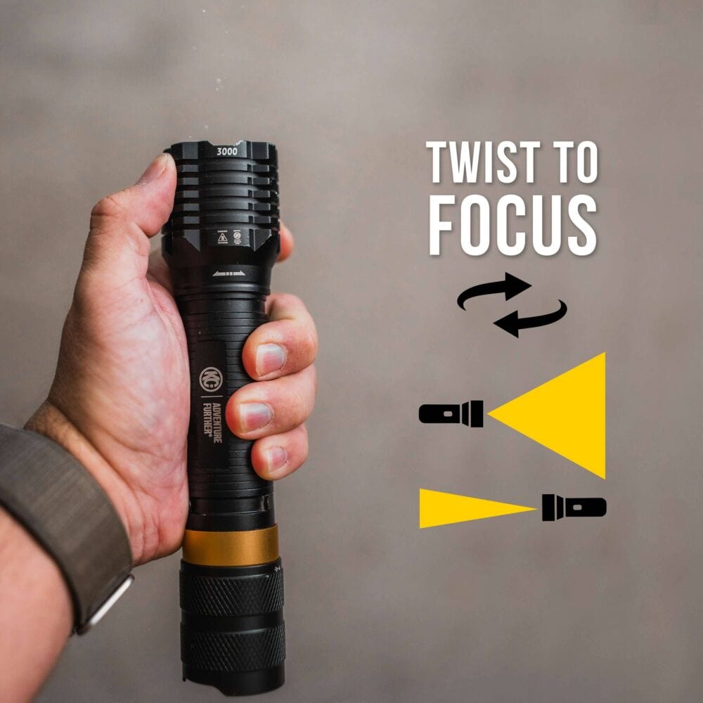 partners.kchilites.com Flashlights FLX™ 3K Rechargeable Flashlight - # 9965