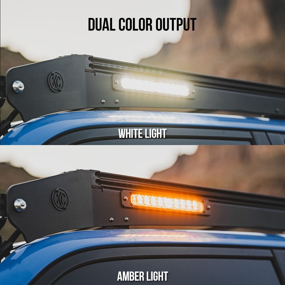 partners.kchilites.com Light Bars Profile 10” SideCast™ Flush Mount Lights - #98150