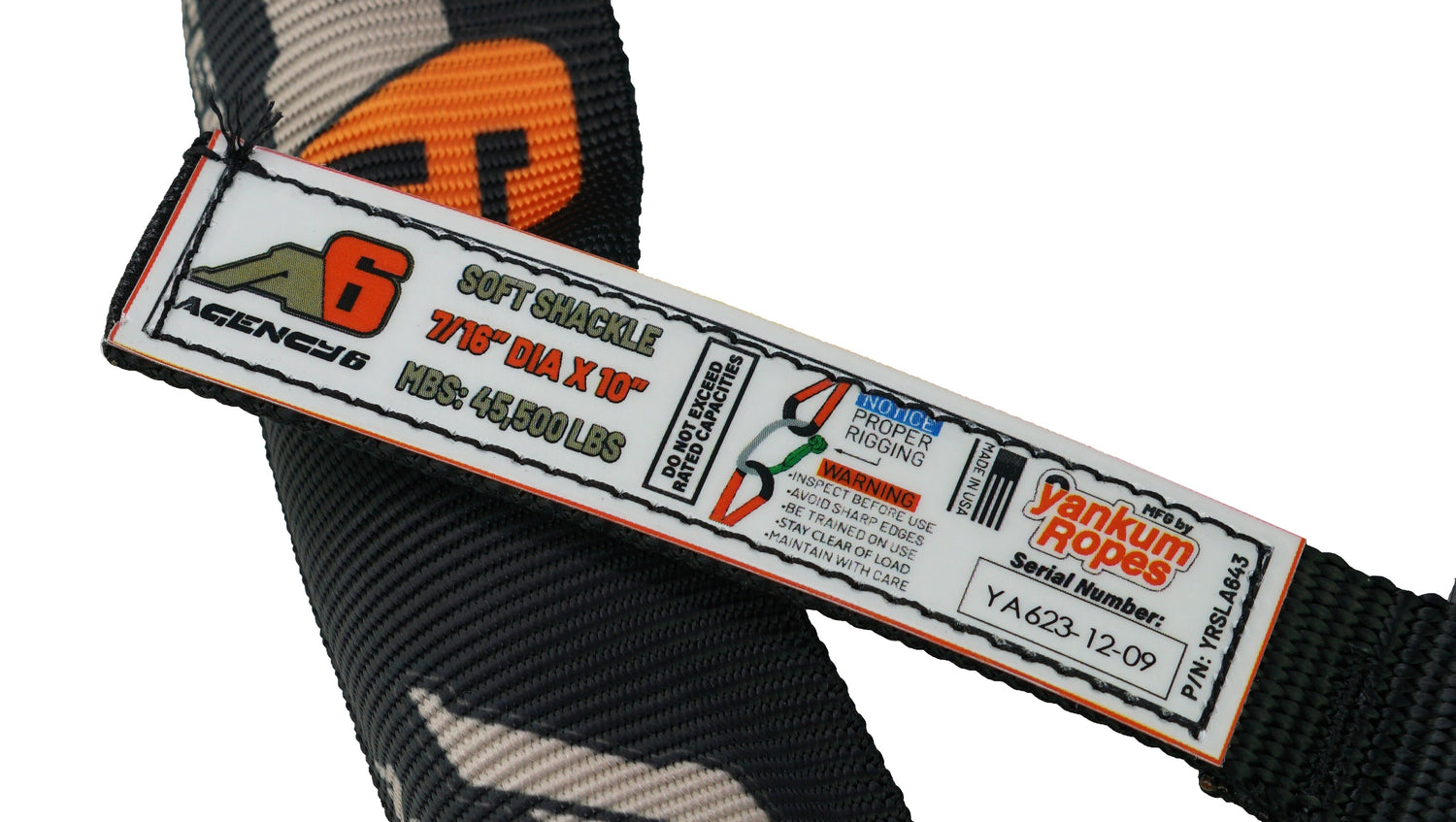 Soft Shackle - 7/16" 45,500 Min Break Strength