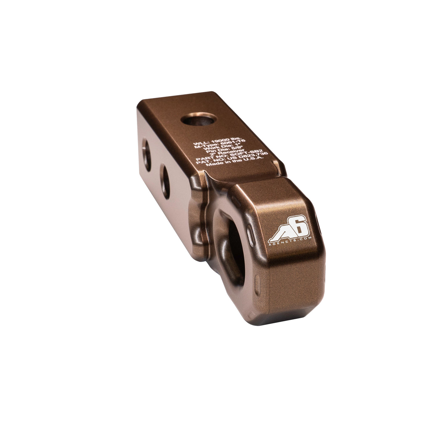 Soft Shackle 2" Hitch Receiver Recovery Block